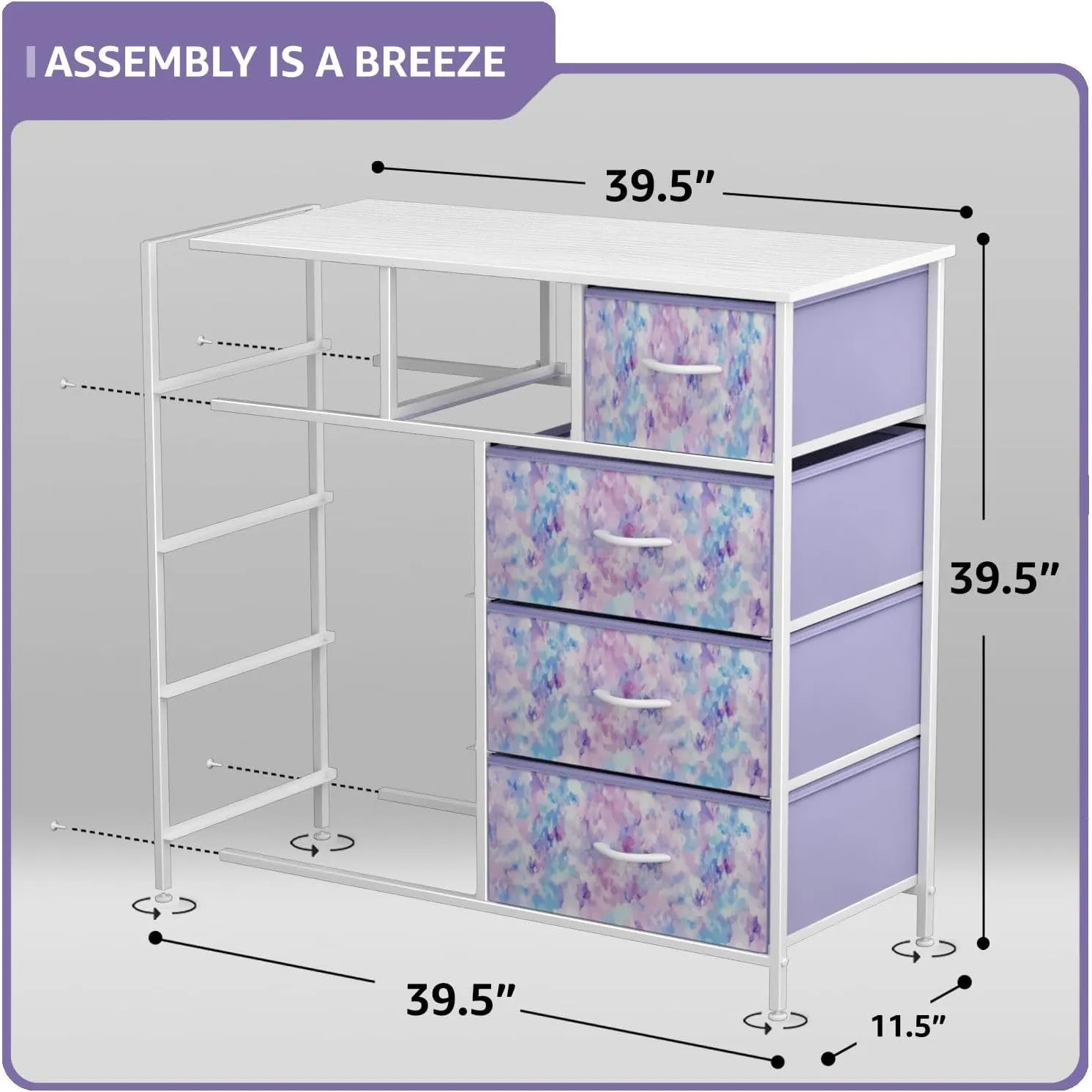 9 Drawer Wide Dresser