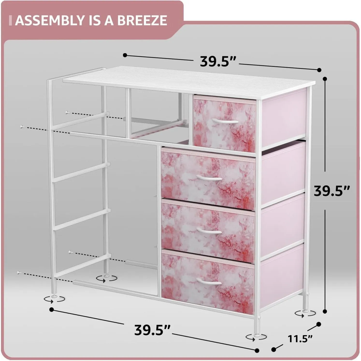 9 Drawer Wide Dresser