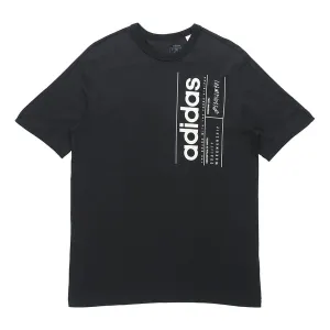 Adidas Brilliant Basics Tee 'Black White', black