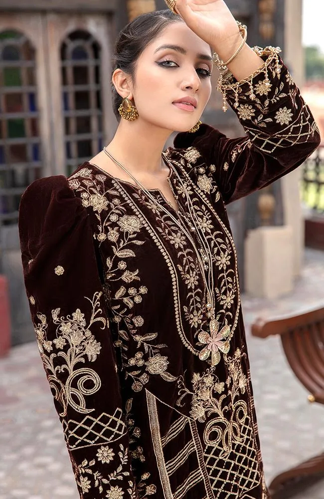 Al Zohaib Textile - AZV V2 21 03 Velveto Luxury Embroidered Shirts Collection 2nd Edition