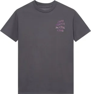 Anti Social Social Club Layer Lock Dark Tee 'Grey', gray