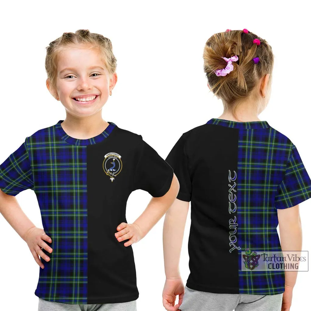 Arbuthnot Modern Tartan Kid T-Shirt with Family Crest and Half Of Me Style