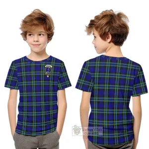 Arbuthnot Modern Tartan Kid T-Shirt with Family Crest