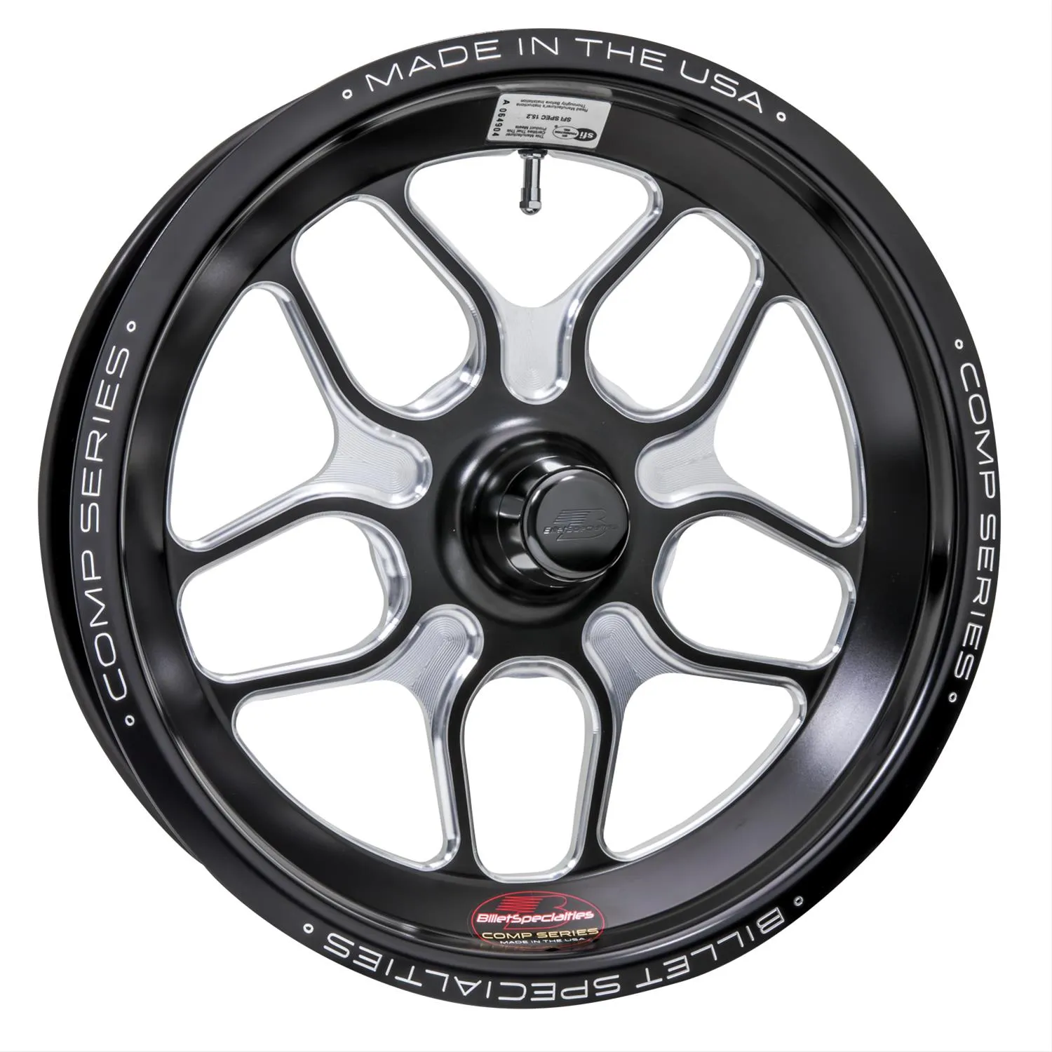 Billet Specialties Comp 7 Series Black Wheels CSFB7721AN