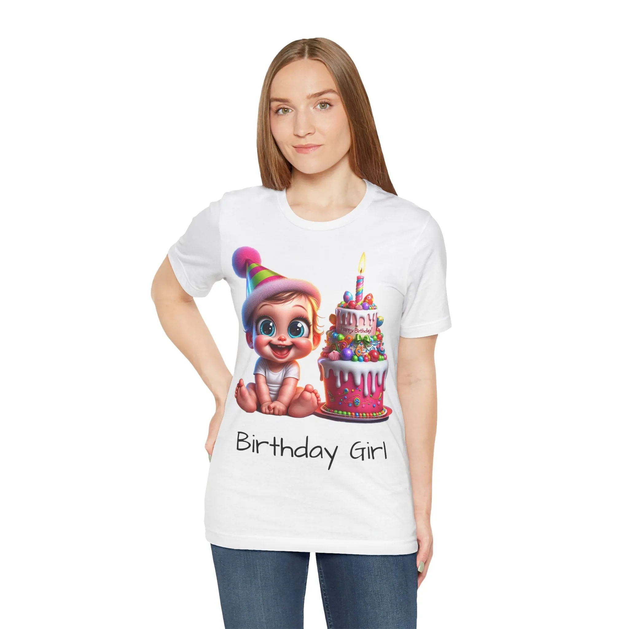 Birthday Girl T-shirt with text