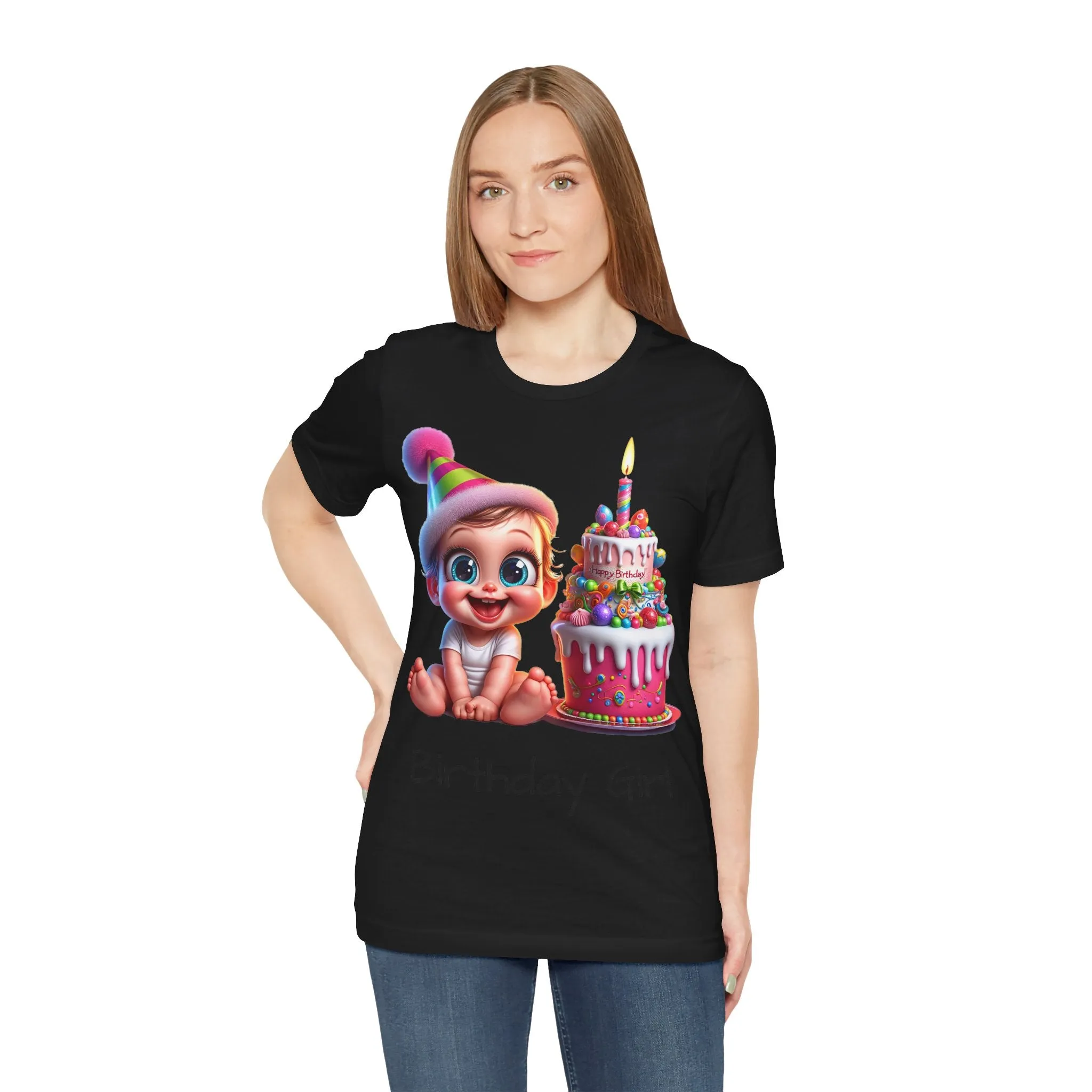 Birthday Girl T-shirt with text