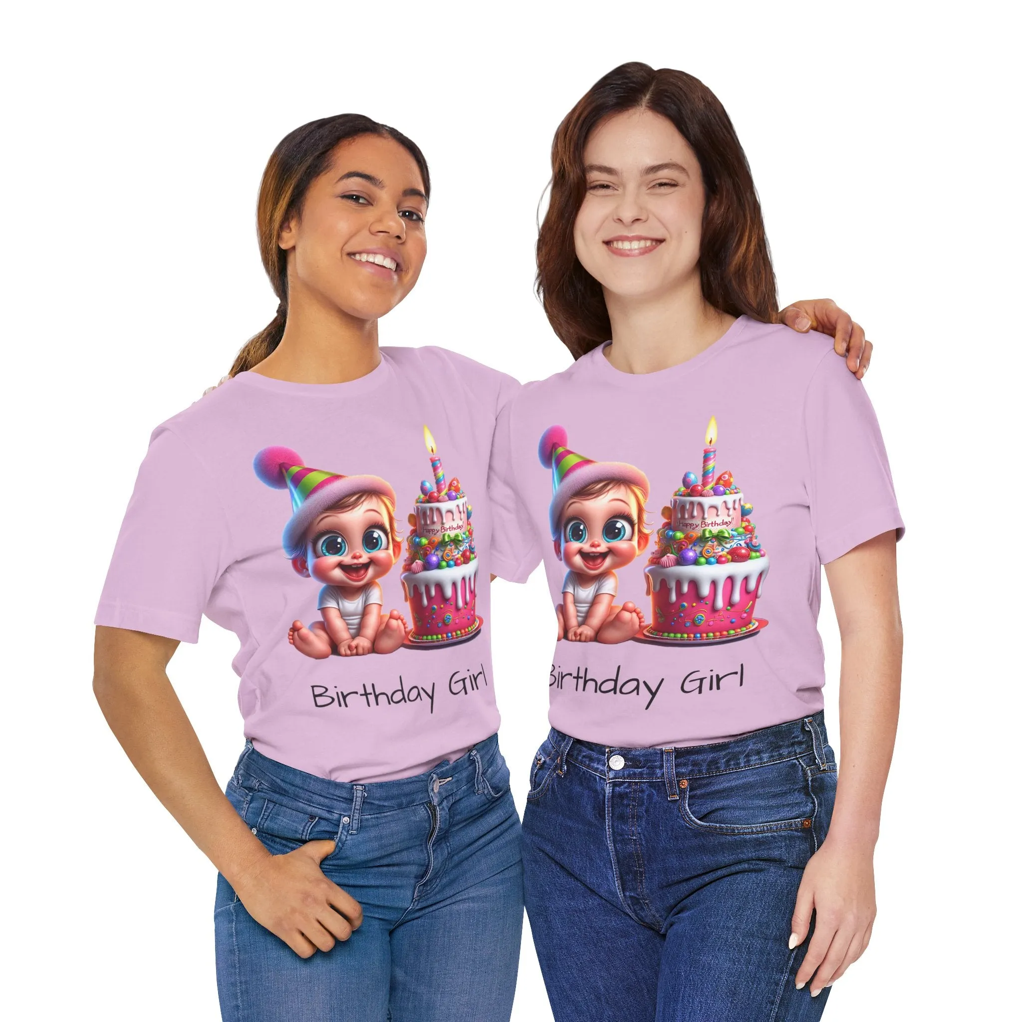 Birthday Girl T-shirt with text