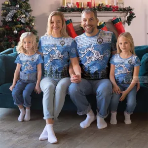 Blyth Clan Christmas T-Shirt Celtic Reindeer Style