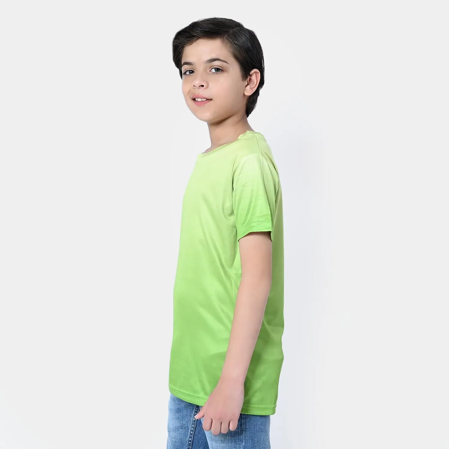 Boys Sport T-Shirt League | Lime