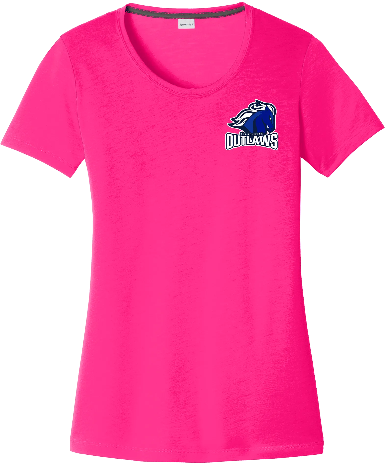 Brandywine Outlaws Ladies PosiCharge Competitor Cotton Touch Scoop Neck Tee