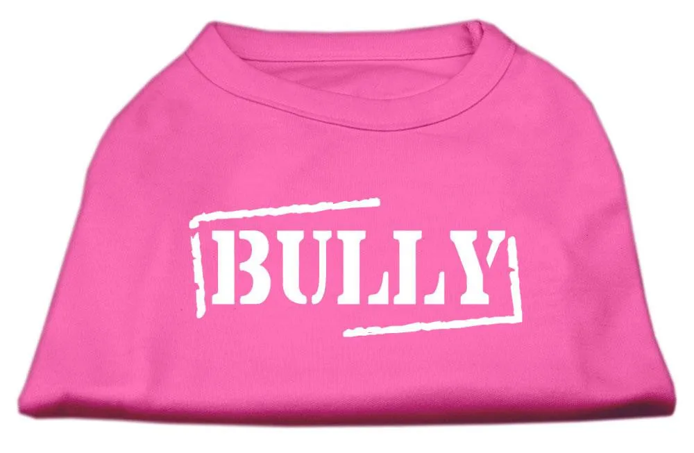 Bully Screen Printed Shirt  Bright Pink XXXL (20)