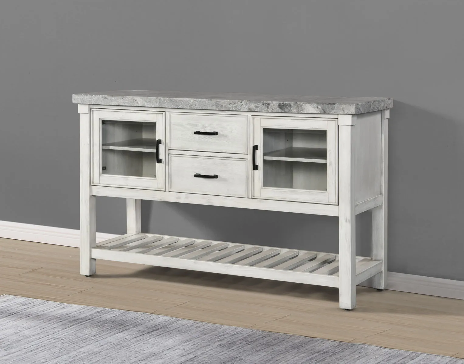 Canova - Marble Top Server - Gray