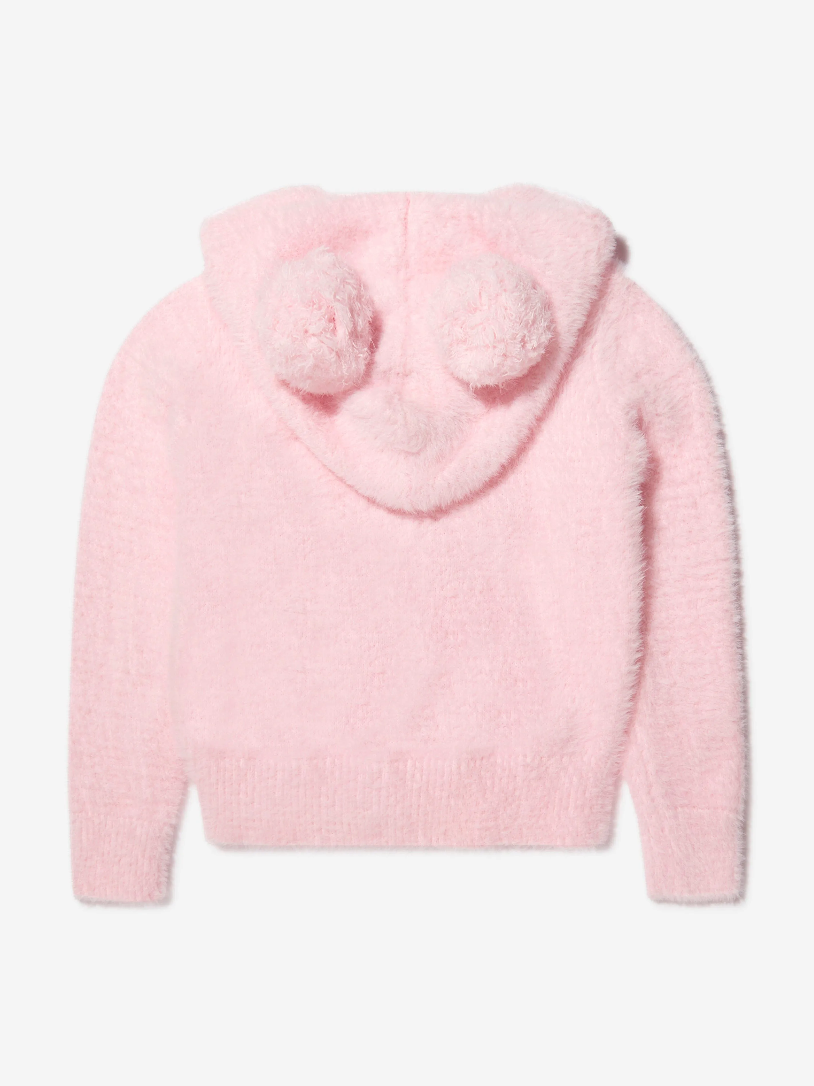 Chiara Ferragni Girls Fluffy Zip Up Hoodie With Ears