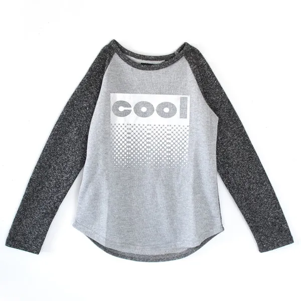 Cool Glitter Raglan Tee