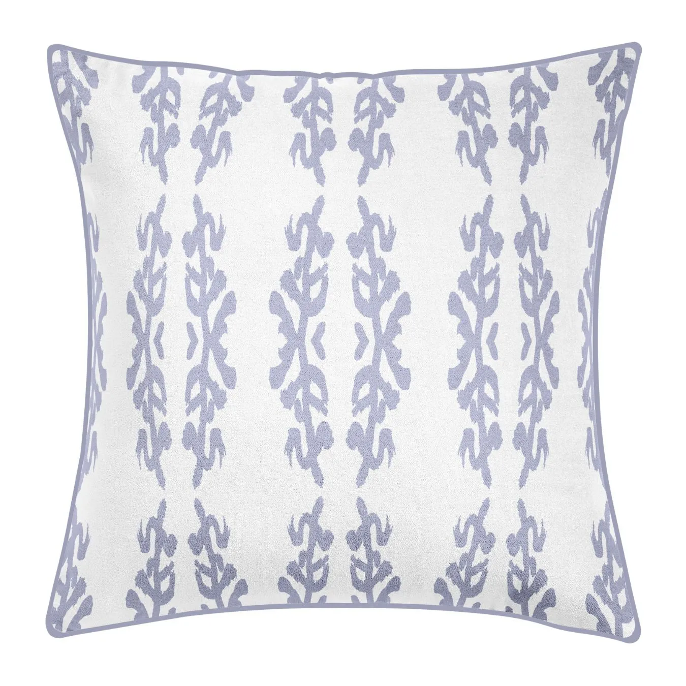 Coral Gardens Embroidered 22x22 Pillow in Lavender