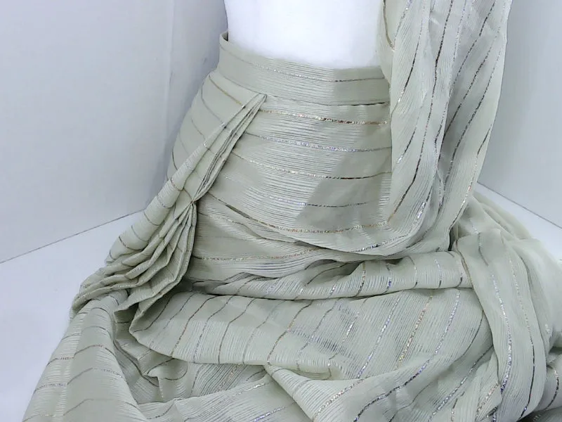 Elegant Light Green Silk Saree Small/Medium