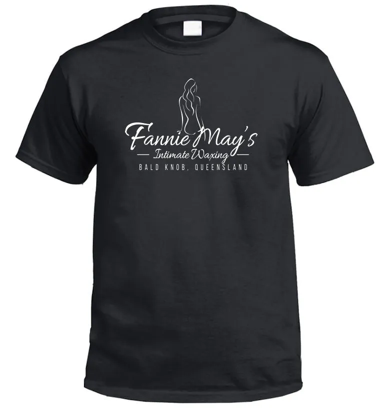 Fannie May's Intimate Waxing Fake Business (Bald Knob QLD) Logo T-Shirt (Colour Choices)