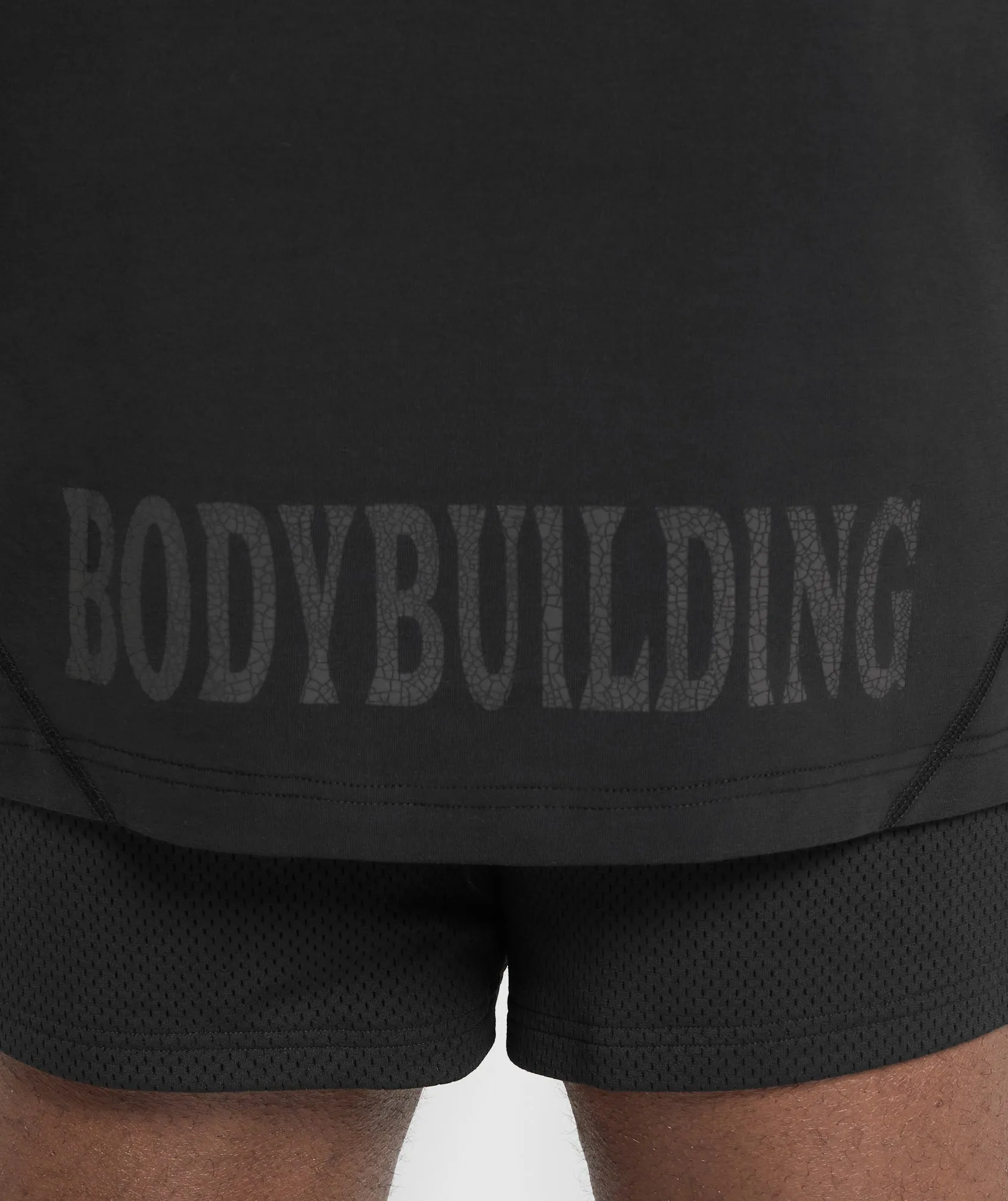 Gymshark Bodybuilding Graphic Short Sleeve T-Shirt - Black/Asphalt Grey