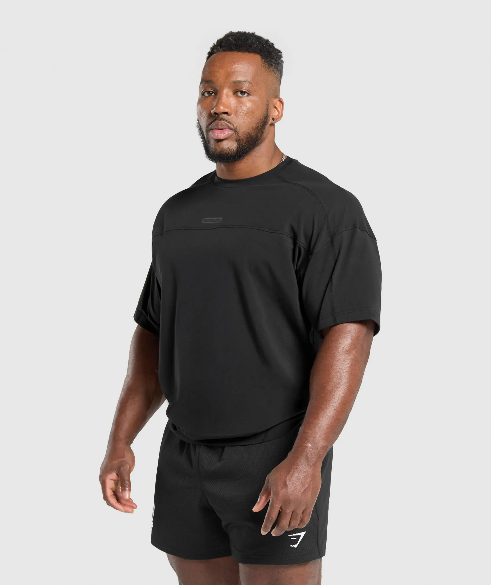 Gymshark Bodybuilding Graphic Short Sleeve T-Shirt - Black/Asphalt Grey