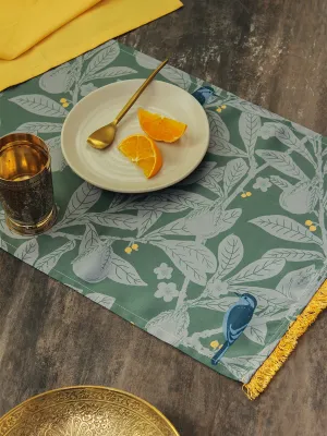 Kasturi - Set Of 2 Placemats (Green)