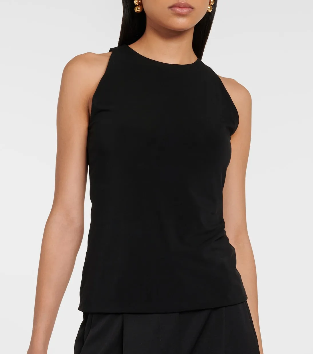 Leisure Harald Tank Top in Max Mara Jersey, Black