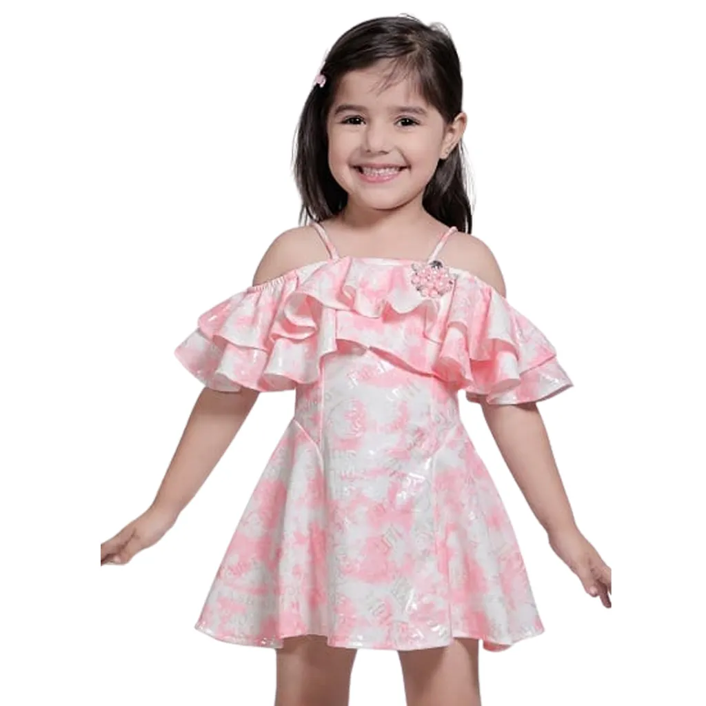 Little Dolly Pink Ruffled Dress