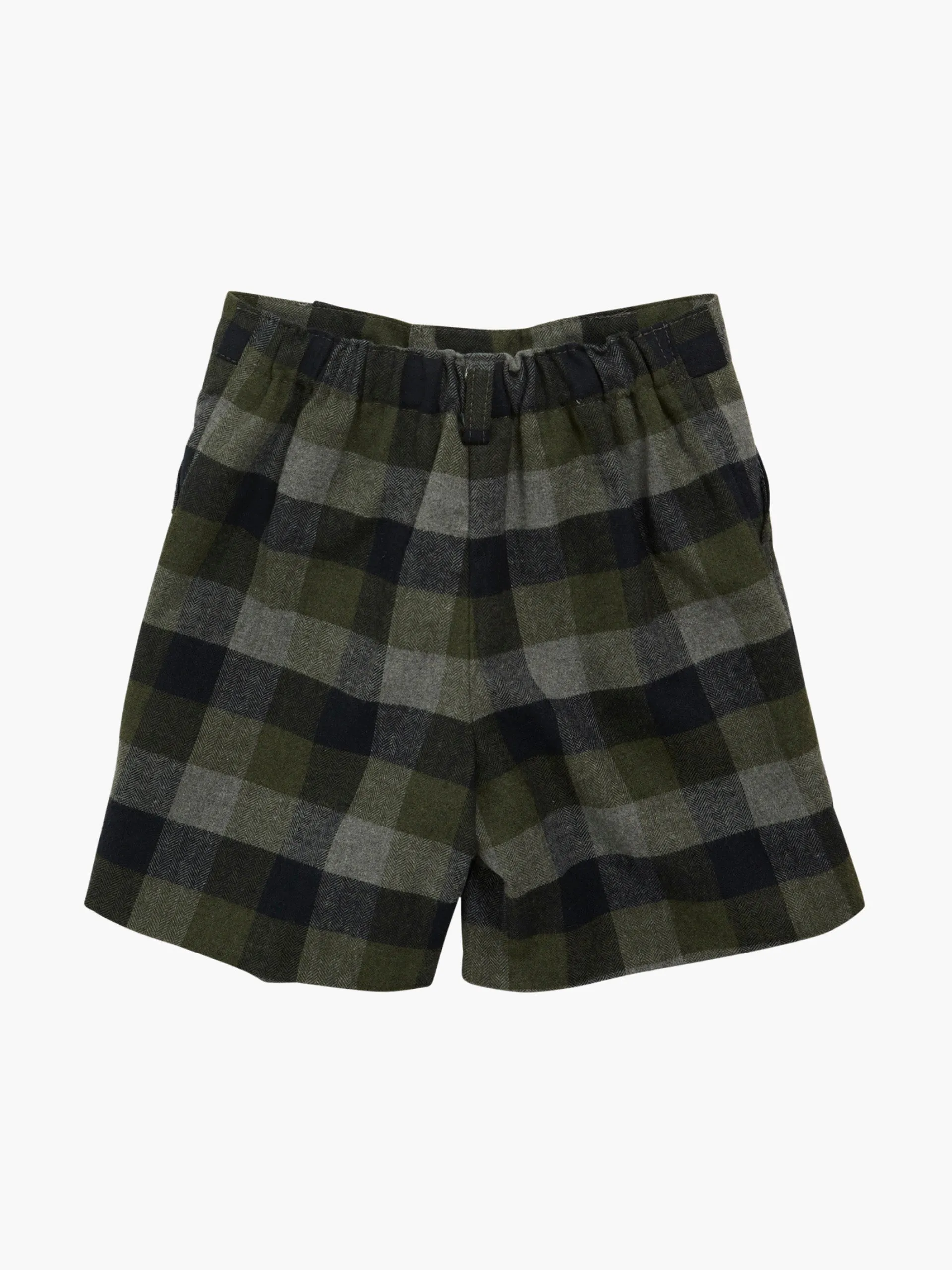 Navy tartan Gull shorts