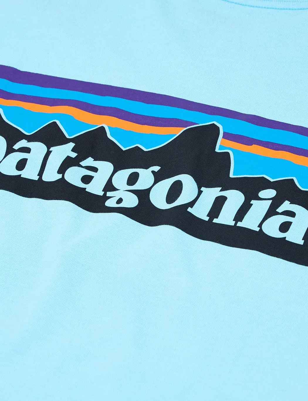 Patagonia P-6 Logo Pocket T-Shirt - Cuban Blue