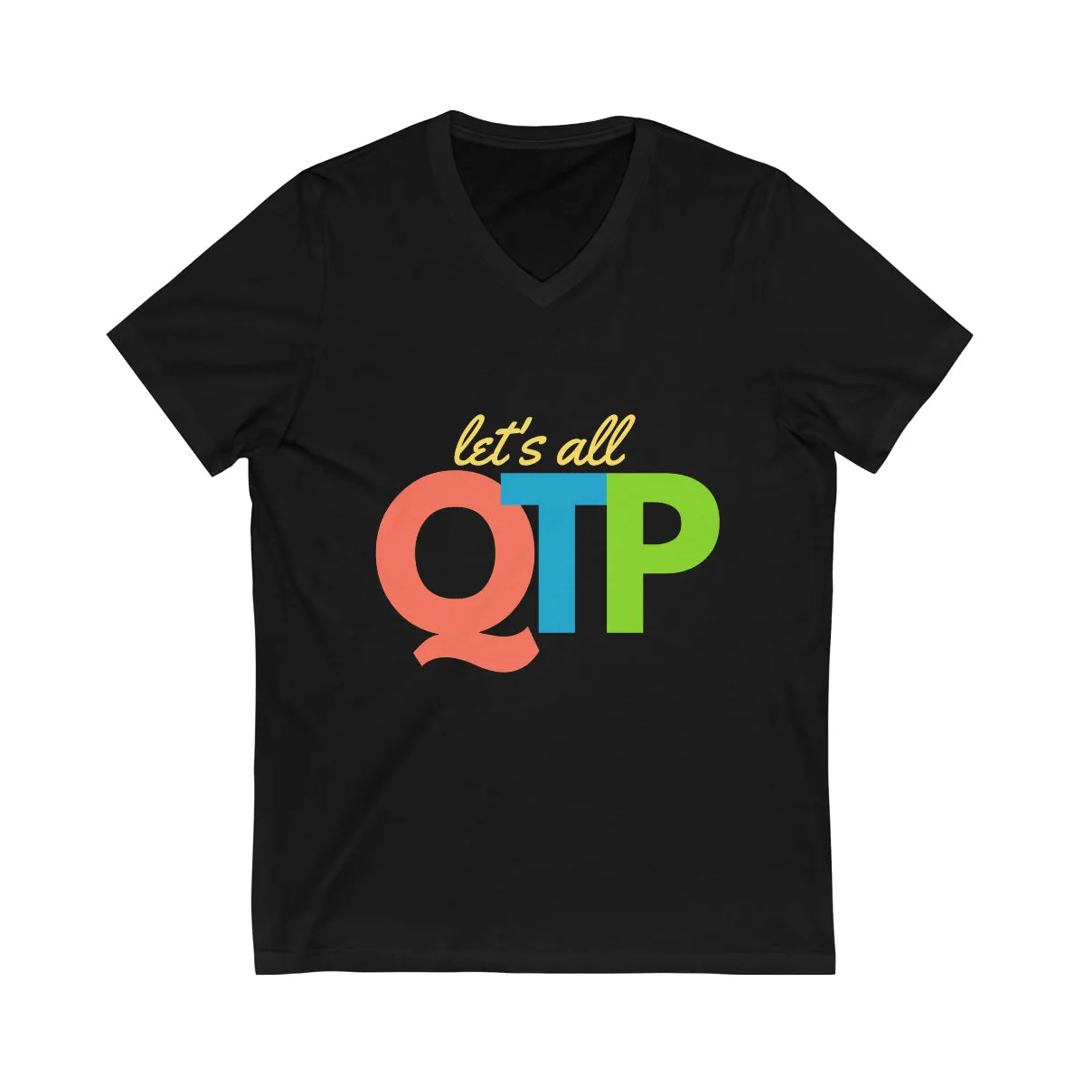 QTP Short Sleeve V-Neck Tee