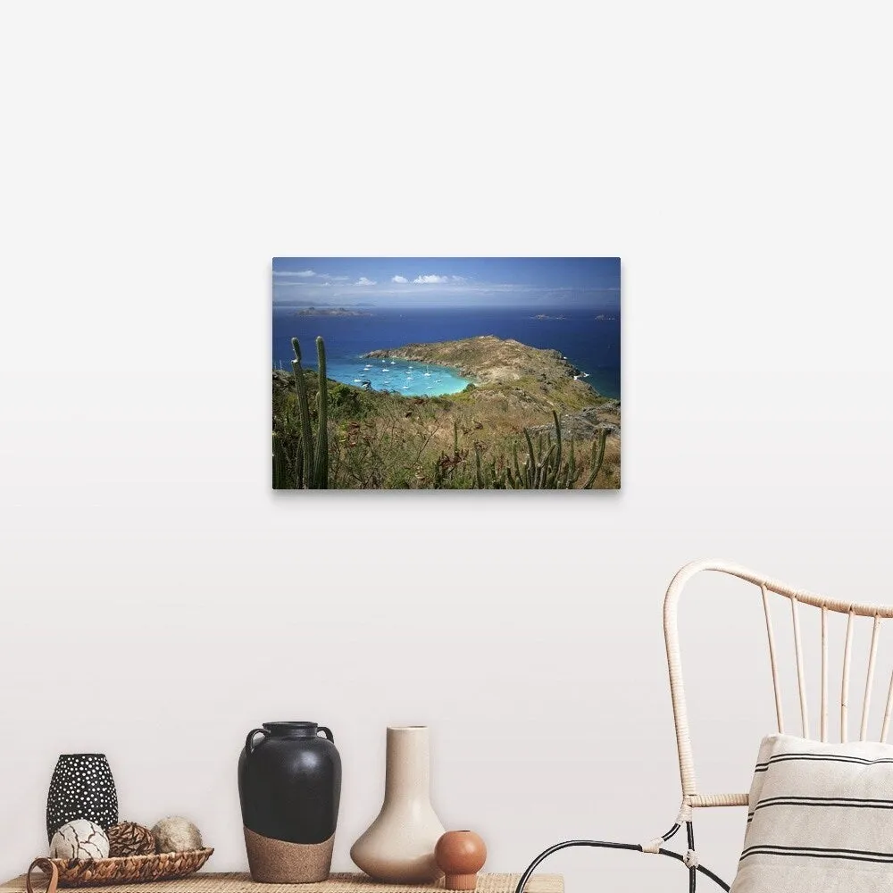 "Anse de Colombier, St. Barth" Canvas Wall Art