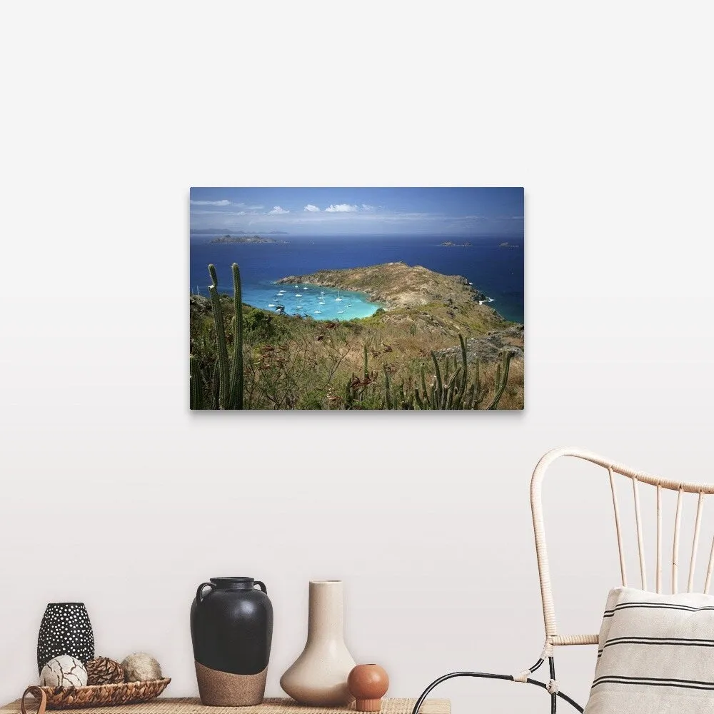 "Anse de Colombier, St. Barth" Canvas Wall Art