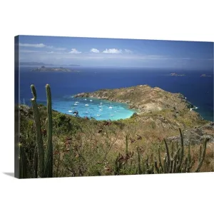 "Anse de Colombier, St. Barth" Canvas Wall Art