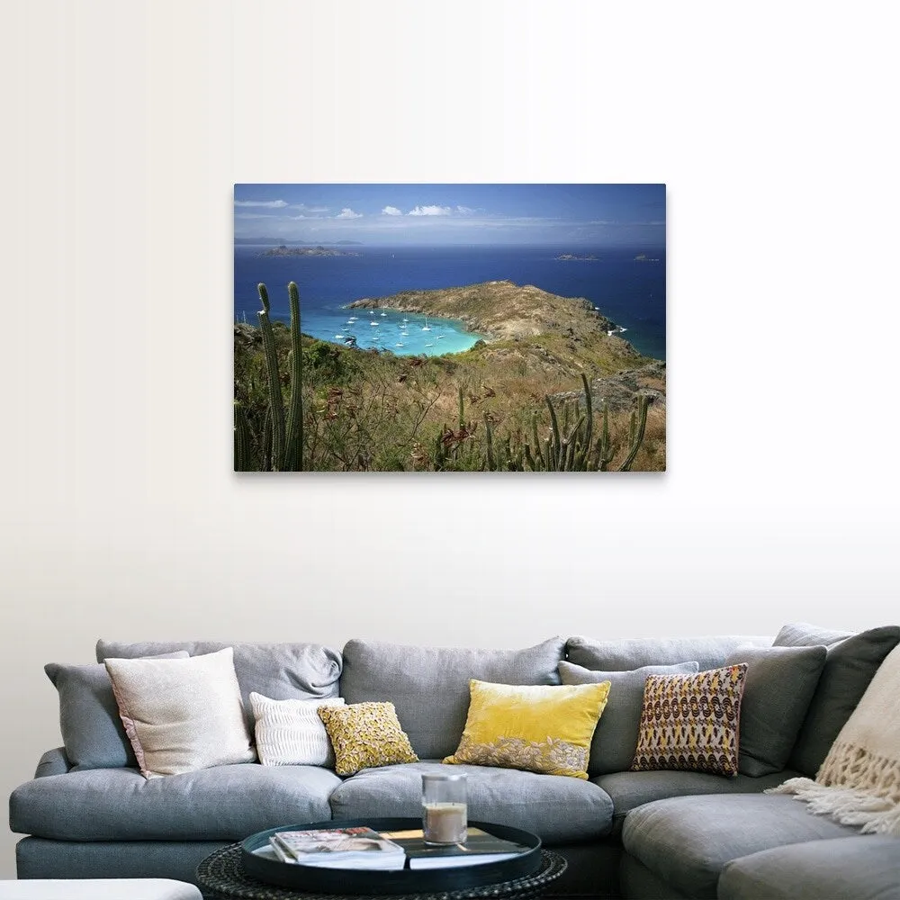 "Anse de Colombier, St. Barth" Canvas Wall Art