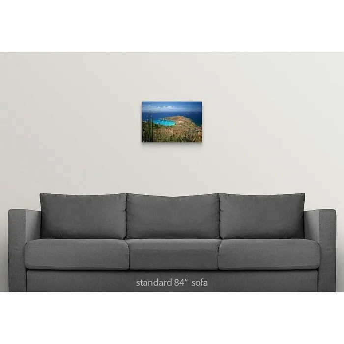 "Anse de Colombier, St. Barth" Canvas Wall Art