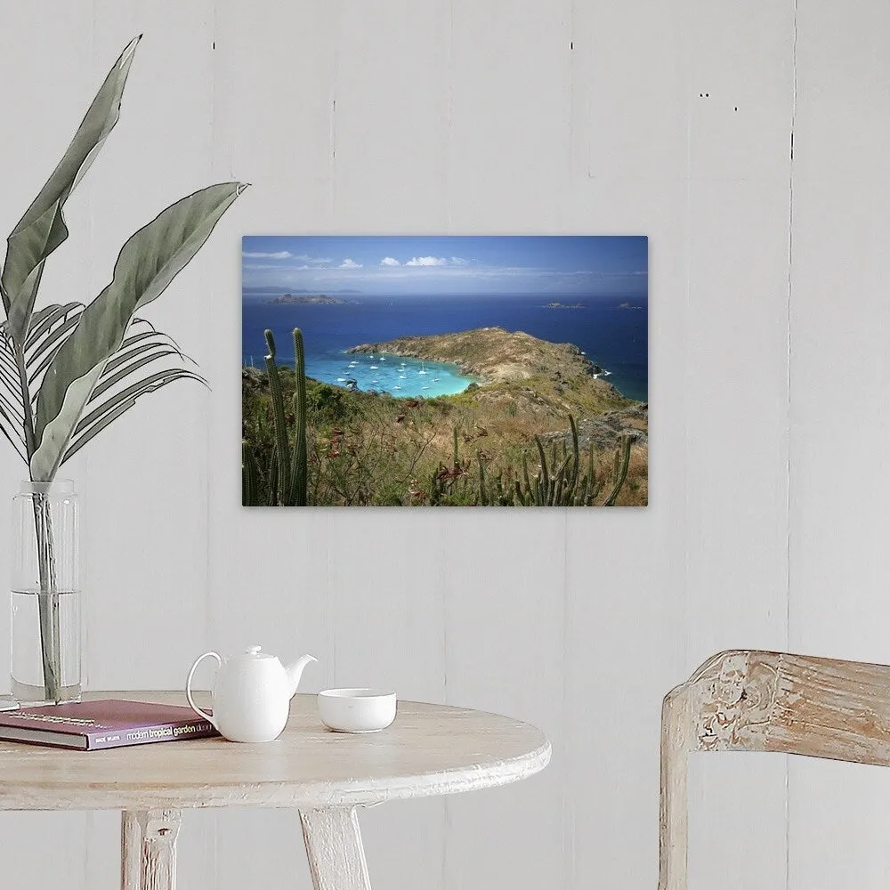 "Anse de Colombier, St. Barth" Canvas Wall Art