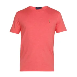 Ralph Lauren Pink Htr Classic Embroidered Logo T-Shirt