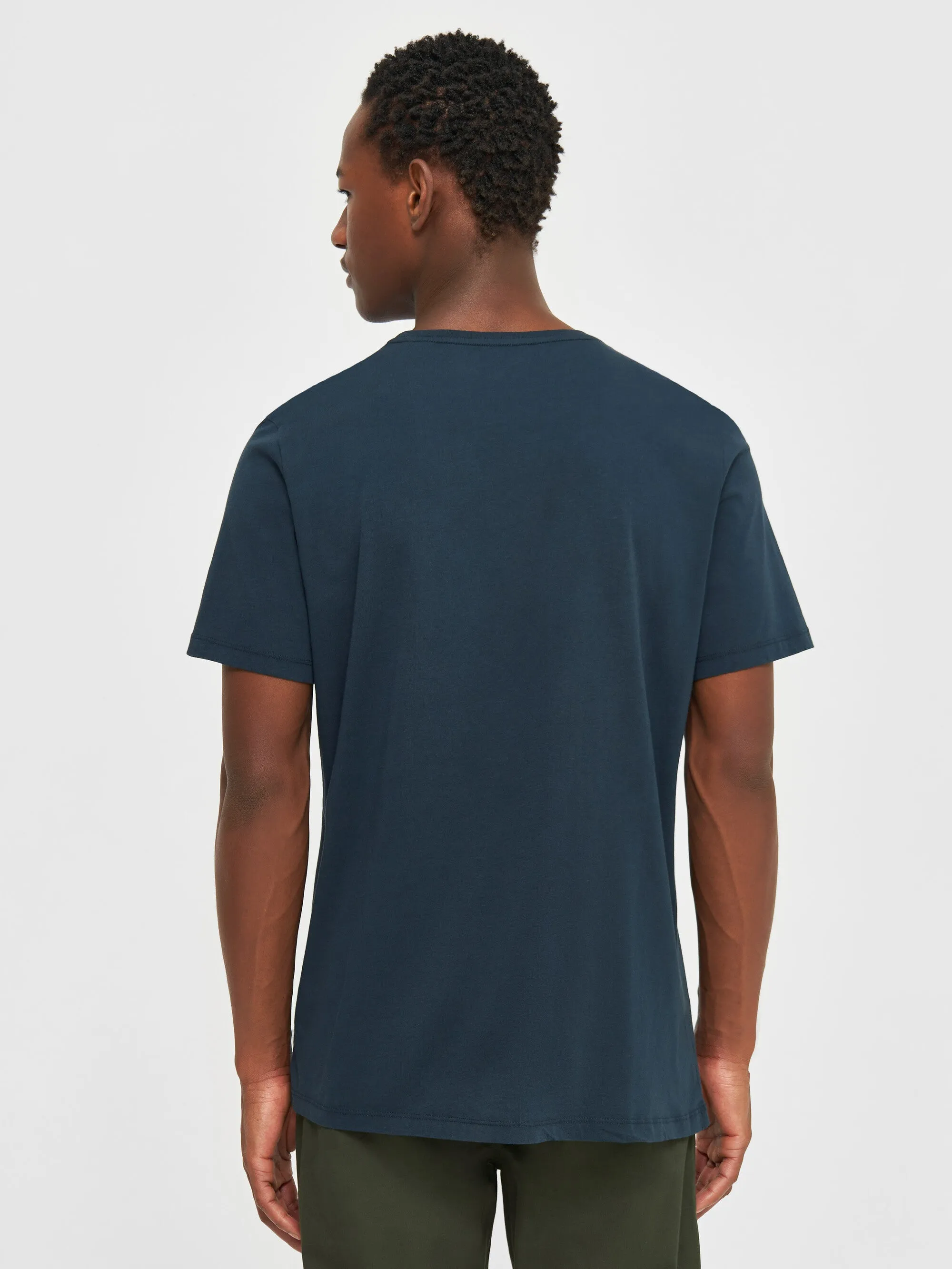 Regular fit Basic tee - Total Eclipse