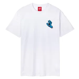 Santa Cruz Screaming Hand T-Shirt White (Back Print)