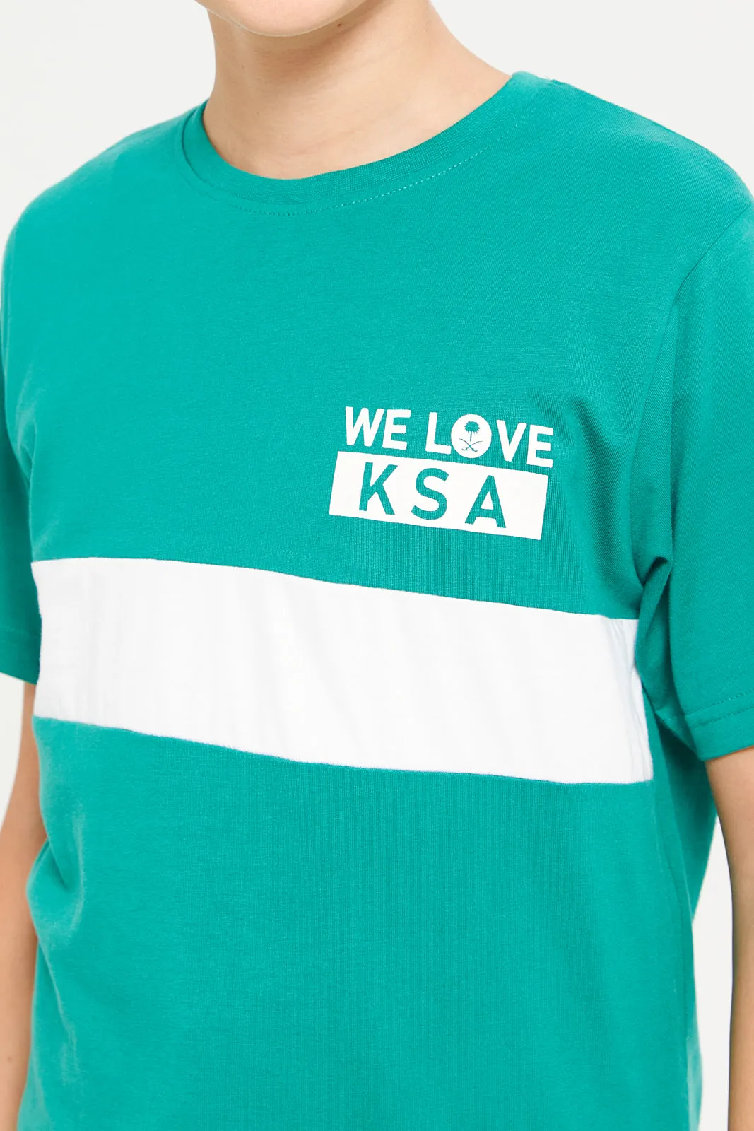 Senior Boys Green KSA T-Shirt