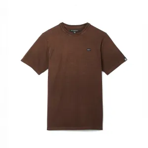 SHIMUCHAN LOGO SHORT SLEEVE CREW NECK T SHIRT IN VINTAGE BROWN