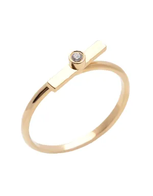 Twist Kinetic Diamond Ring